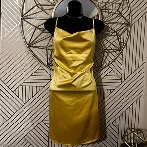 NWOT Jjwm Woman Mini Yellow Dress